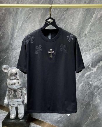 Replica Chrome Hearts 23SS T-Shirts Black Tee#CHT002