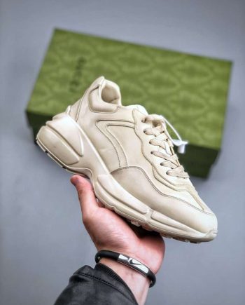 Replica   Gucci Leather Sneaker For Women and Men