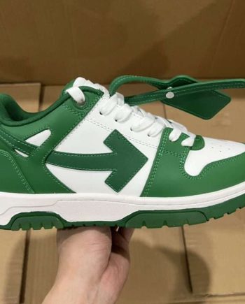 Replica Off-White Out Of Office low-top sneakers “OOO” White Green