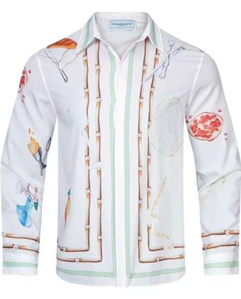 Replica Casablance New Print Long Sleeve Shirts For Men#BC004