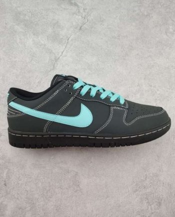 Replica Nike SB Dunk Low x ‘Tiffany’ Sneakers Black Blue GT0627 332#NAM041