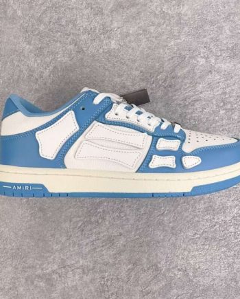 Replica AMIRI Blue And White Low Skel Top Sneaker