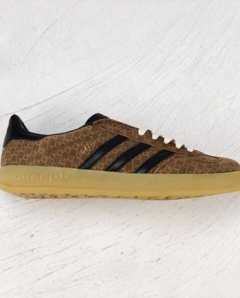 Replica Addidas Original GUCCI Gazelle Sneakers Brown #NG006