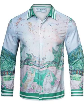 Replica Casablance New Print Long Sleeve Shirts For Men#BC018