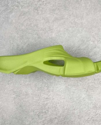 Replica Balenciaga Mold Rubber Slide Sandals Green#BCSL0102