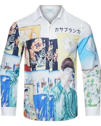 Replica Casablance New Print Long Sleeve Shirts For Men#BC010