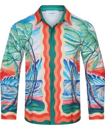 Replica Casablance New Print Long Sleeve Shirts For Men#BC005