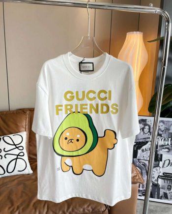 Replica GUCCI Friends Print Cotton New T-shirts For Unisex#HTS166