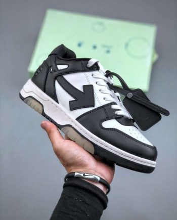 Replica Off-White Out Of Office Low-top Sneakers”OOO” White Black White