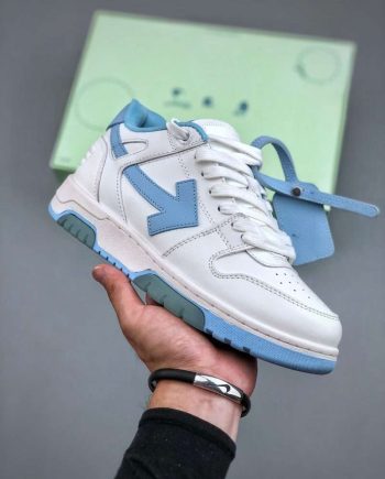 Replica Off-White Out Of Office Low-top Sneakers”OOO” Light Blue