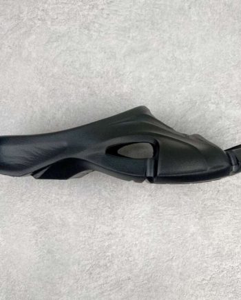 Replica Balenciaga Mold Rubber Slide Sandals Black#BCSL0100