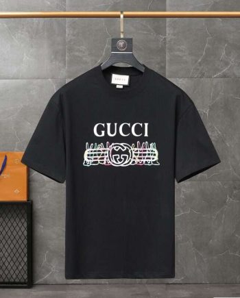 Replica Gucci New Crew Neck T-shirts For Women andMen#HT075