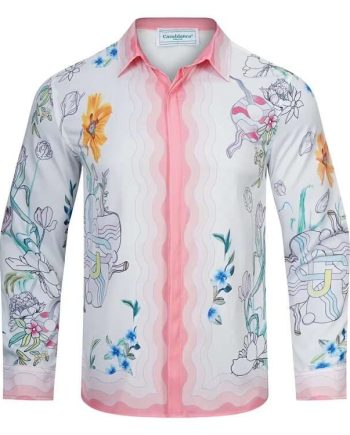 Replica Casablance New Print Long Sleeve Shirts For Men#BC021