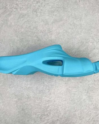 Replica Balenciaga Mold Rubber Slide Sandals Blue#BCSL0103