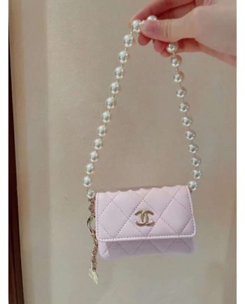 Replica Chanel Lambskin Belt Bag Pink