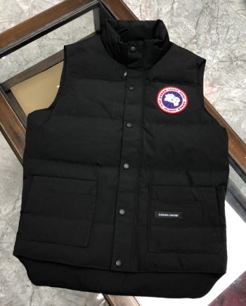 Replica Canada Goose Down Jacket Garson Vest in Black