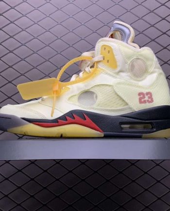 Replica Off White x Air Jordan 5 Retro SP OW For Men #AJ5-001