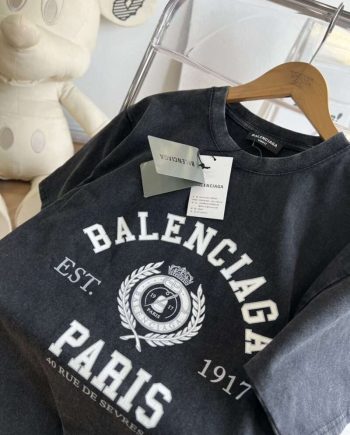 Replica Balenciaga New Crew Neck T-shirts For Unisex#HTS96