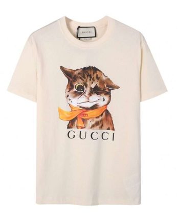 Replica GUCCI Cute Cat New T-shirts For Women#HTS169