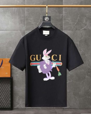 Replica Gucci New Crew Neck T-shirts Rabbit For Unisex #HTS70