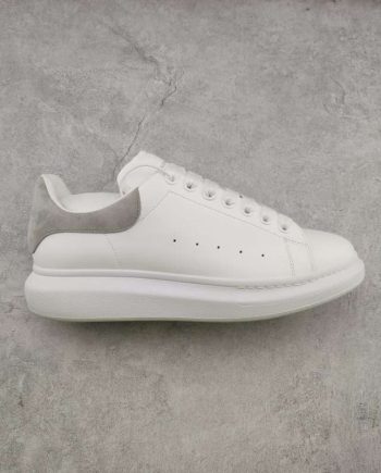 Replica Alexander McQueen Oversized Sneaker in White/Grey