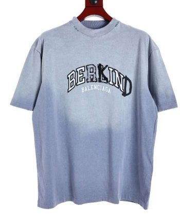 Replica Balenciaga Bekind T-shirts For Unisex Blue#NTS173