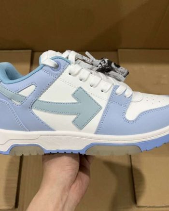 Replica Off-White Out Of Office low-top sneakers “OOO” Light Blue