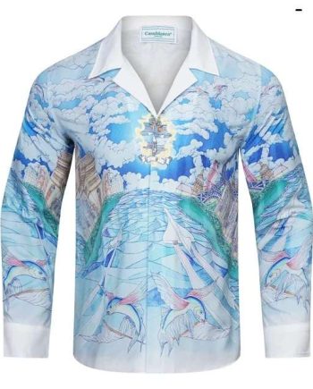 Replica Casablance New Print Long Sleeve Shirts For Men#BC006