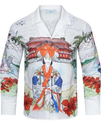 Replica Casablance New Print Long Sleeve Shirts For Men#BC014