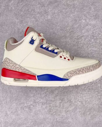 Replica Air Jordan 3 Retro International Flight White Red Blue 398614-140#AJ3026