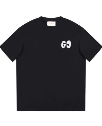 Replica Gucci New Crew Neck T-shirts For Unisex Black and Apricot#NTS090