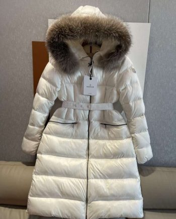 Replica Moncler 23FW New Hooded Waist-Defined Down Jackets with Waist Belt 3 Colors