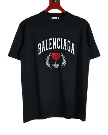 Replica Balenciaga New Crew Neck T-shirts For Unisex Black and Grey#NTS123