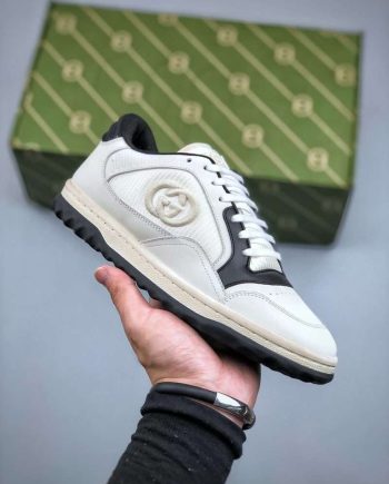 Replica Gucci MAC80 low-top sneakers -White and Black