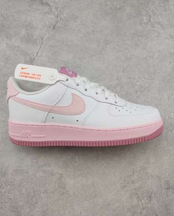 Replica  Nike Air Force 1’07 Low GS”White Pink Foam Shoes”