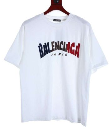 Replica Balenciaga New Crew Neck T-shirts For Unisex Black and White#NTS184