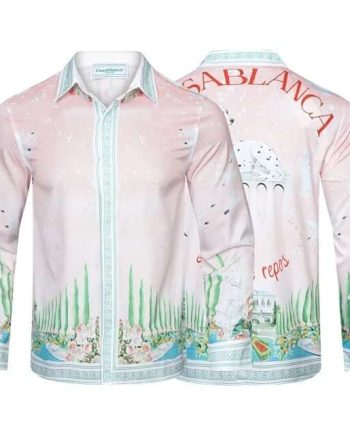 Replica Casablance New Print Long Sleeve Shirts For Men#BC011