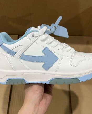 Replica Off-White Out Of Office low-top sneakers “OOO” White Light Blue White