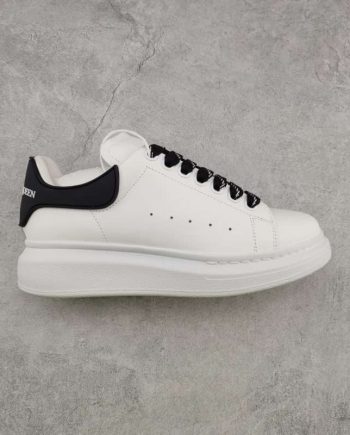 Replica Alexander McQueen Oversized Sneaker in White/Black