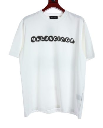 Replica Balenciaga New Crew Neck T-shirts For Unisex Black and White#NTS174