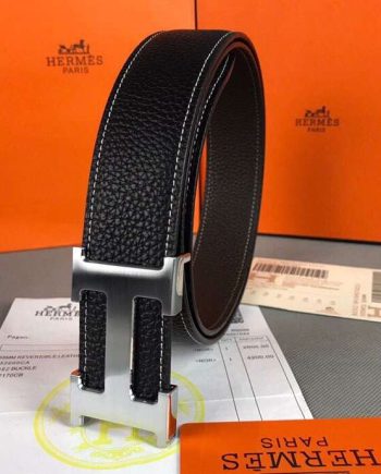 Replica HERMES Men’s Black Belt #HB003