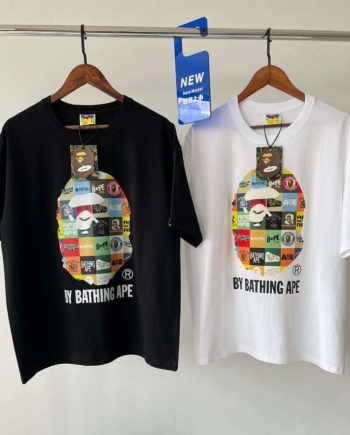 Replica Bape New Crew Neck T-shirts For Women and Men#HT066