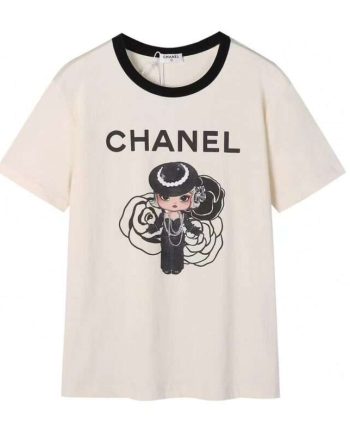 Replica CHANEL New Crew Neck T-shirts For Women#HTS76