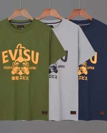 Replica EVISU 2023SS New Crew Neck T-shirts For Men #HT049