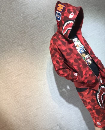 Replica Bape Color Camo Shark Sweater OT