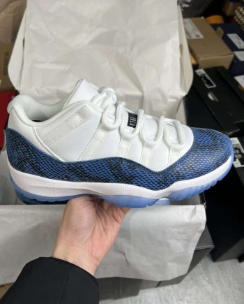 Replica Air Jordan 11 XI Low “Navy Snakeskin”#AJ11-001