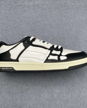 Replica AMIRI Black/white Skel Top Low sneakers