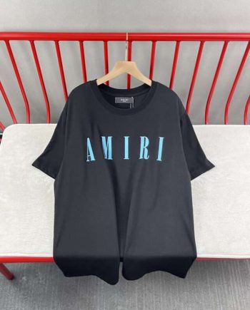 Replica AMIRI Short Sleeve Tee Black And White