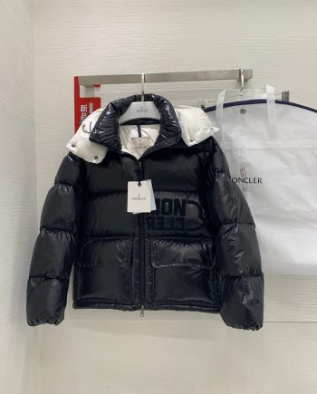 Replica Moncler Abbaye Puffer Jacket – Black