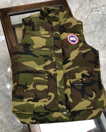 Replica Canada Goose Down Jacket Garson Vest in Green